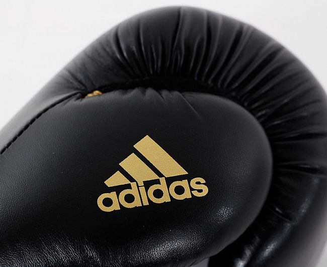 Фото перчатки боксерские speed 100 черно-золотые adisbg100