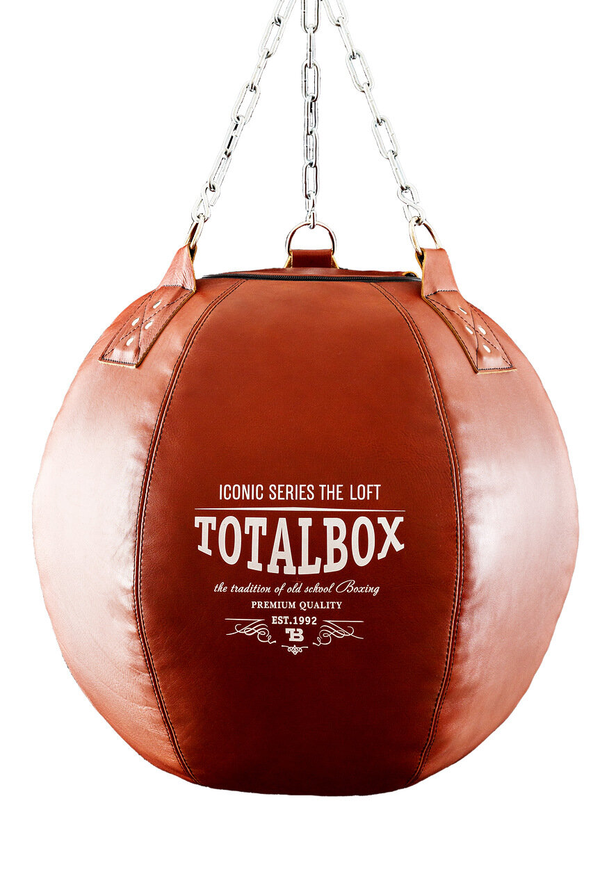 Фото груша кожаная боксерская "loft шар" totalbox