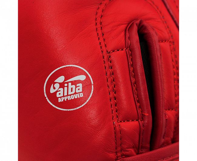 Фото перчатки боксерские aiba красные aibag1
