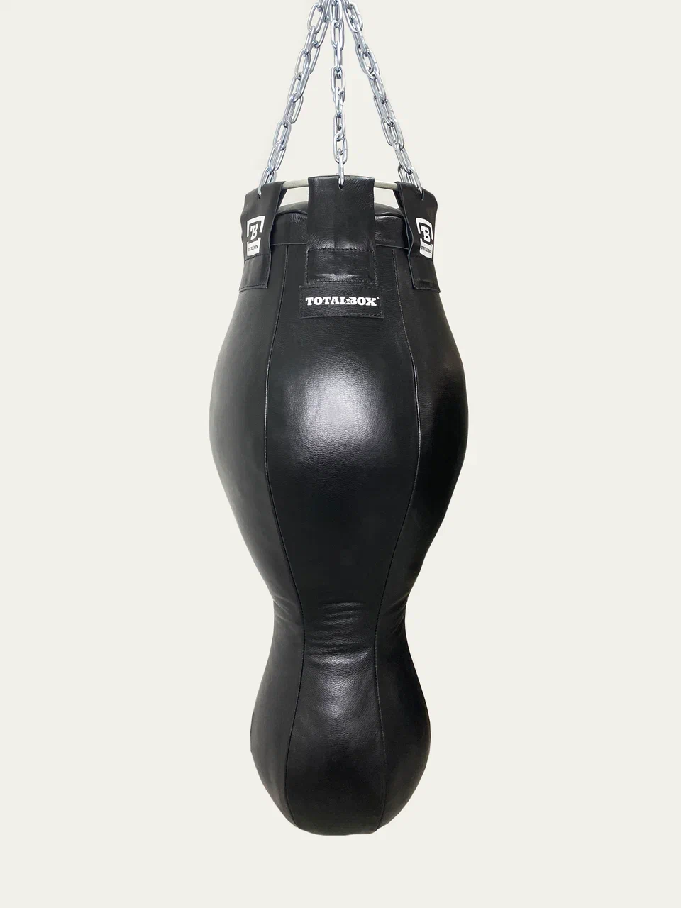 Фото мешок кожаный боксерский "фигурный" totalbox 32/20х110см, вес 45 кг.