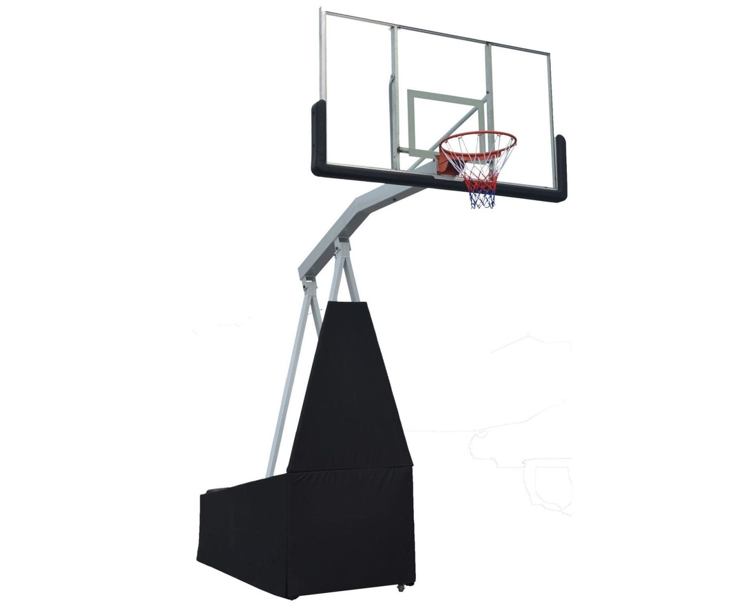 Фото баскетбольная мобильная стойка dfc stand72g