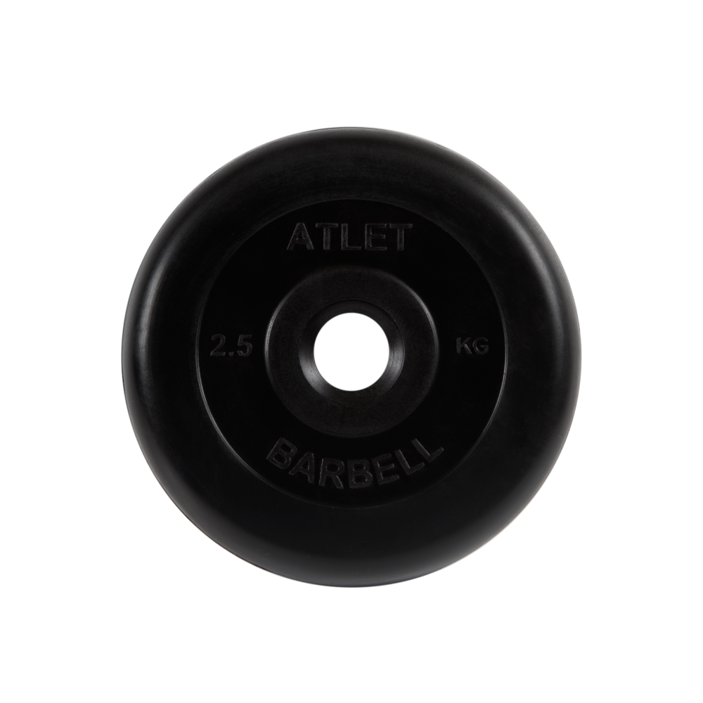 Фото диск обрезиненный atlet, 2,5 кг.mb-atletb31-2,5