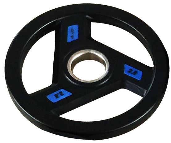 Фото олимпийский обрезиненный диск aerofit 2,5 кг, черно-синий