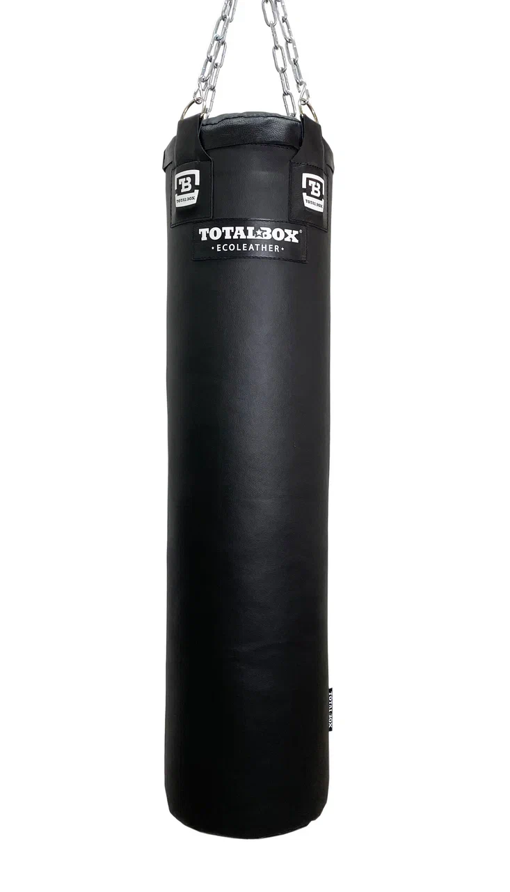 Фото мешок набивной боксерский ecoleather totalbox 35х120см, вес 55 кг.