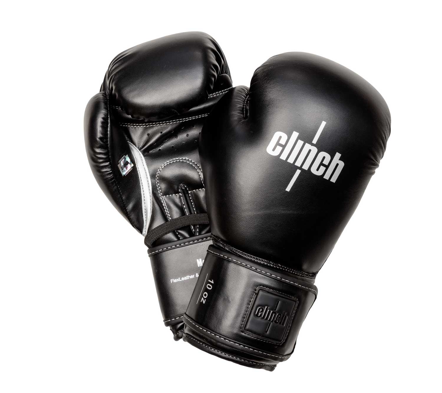 Фото перчатки боксерские clinch fight 2.0 черные c137