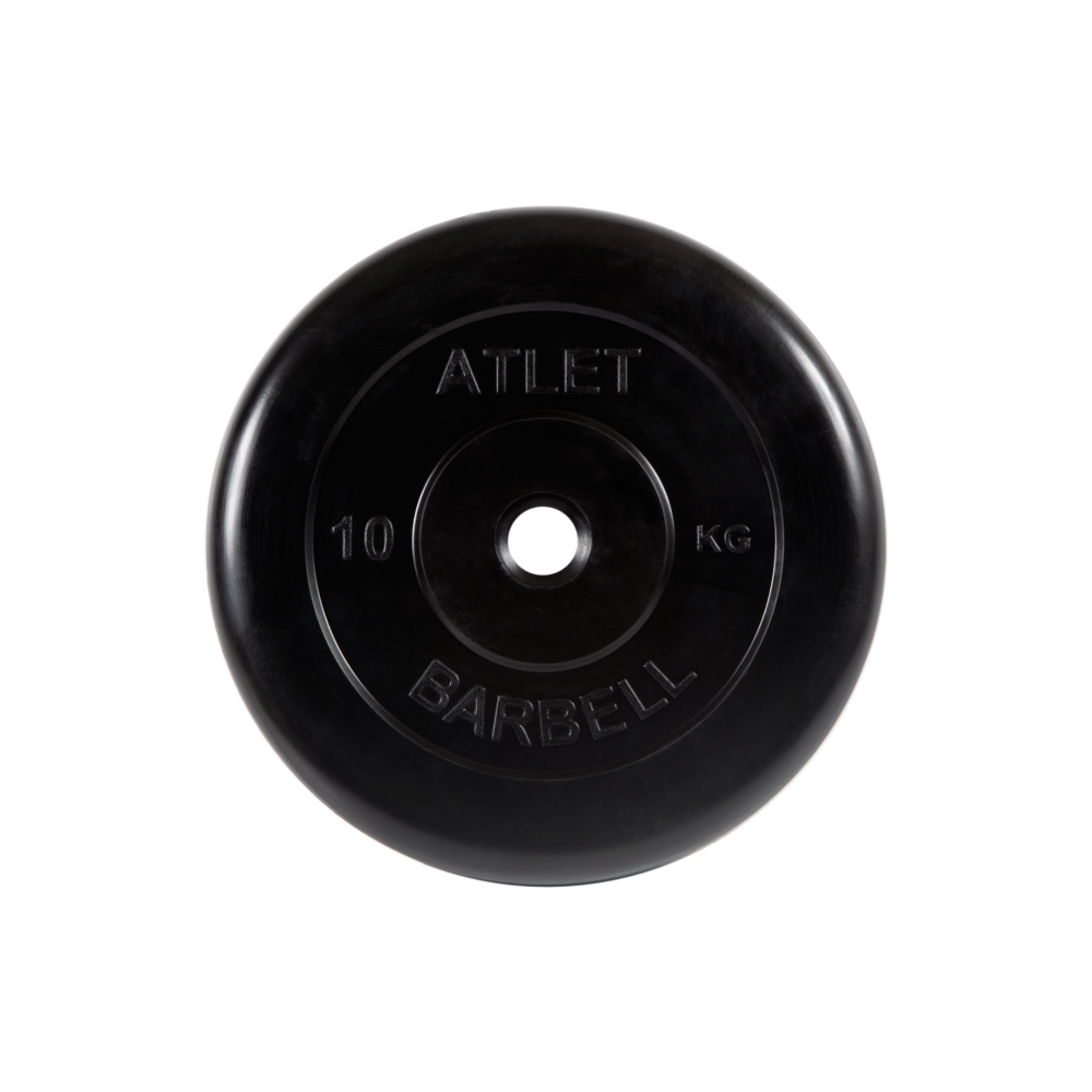 Фото диск обрезиненный atlet, 10 кг mb-atletb51-10