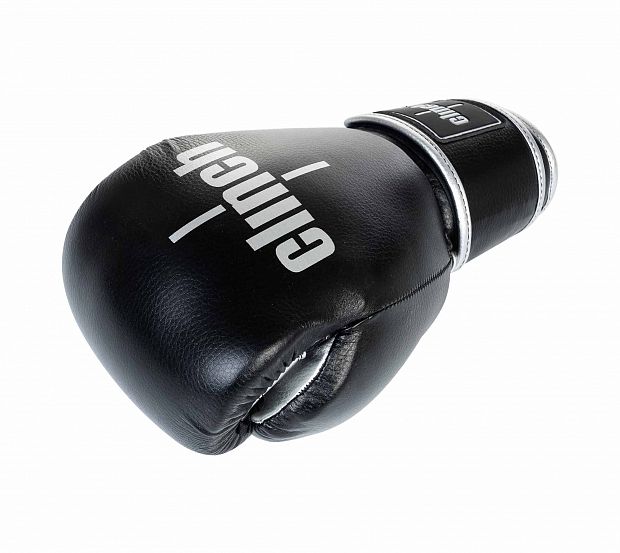 Фото перчатки боксерские clinch punch 2.0 черно-серебристые c141