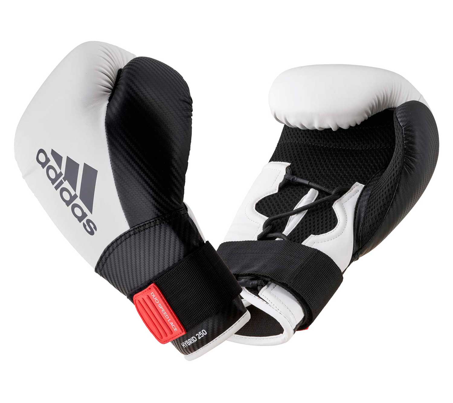 Фото перчатки боксерские hybrid 250 бело-черные adih250tg