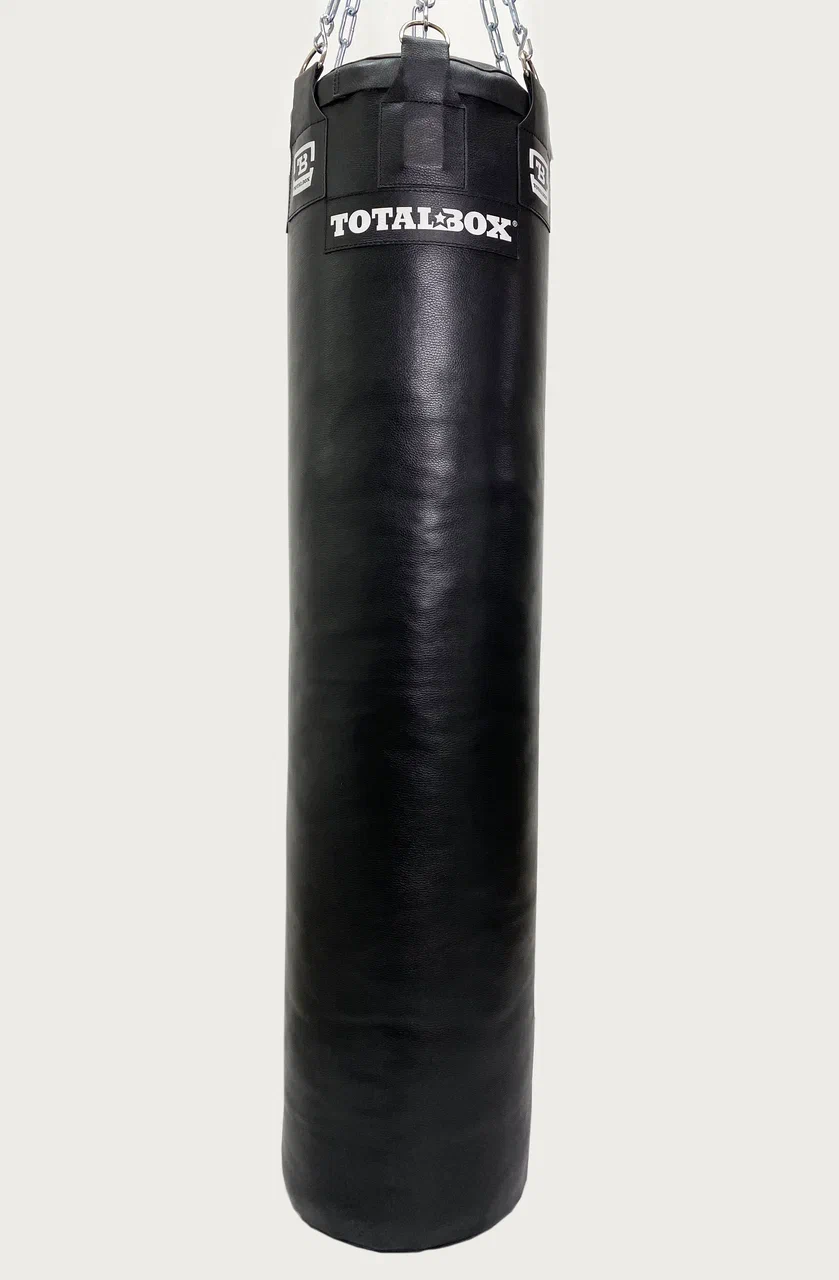 Фото мешок кожаный набивной боксерский totalbox 35х150см, вес 70 кг