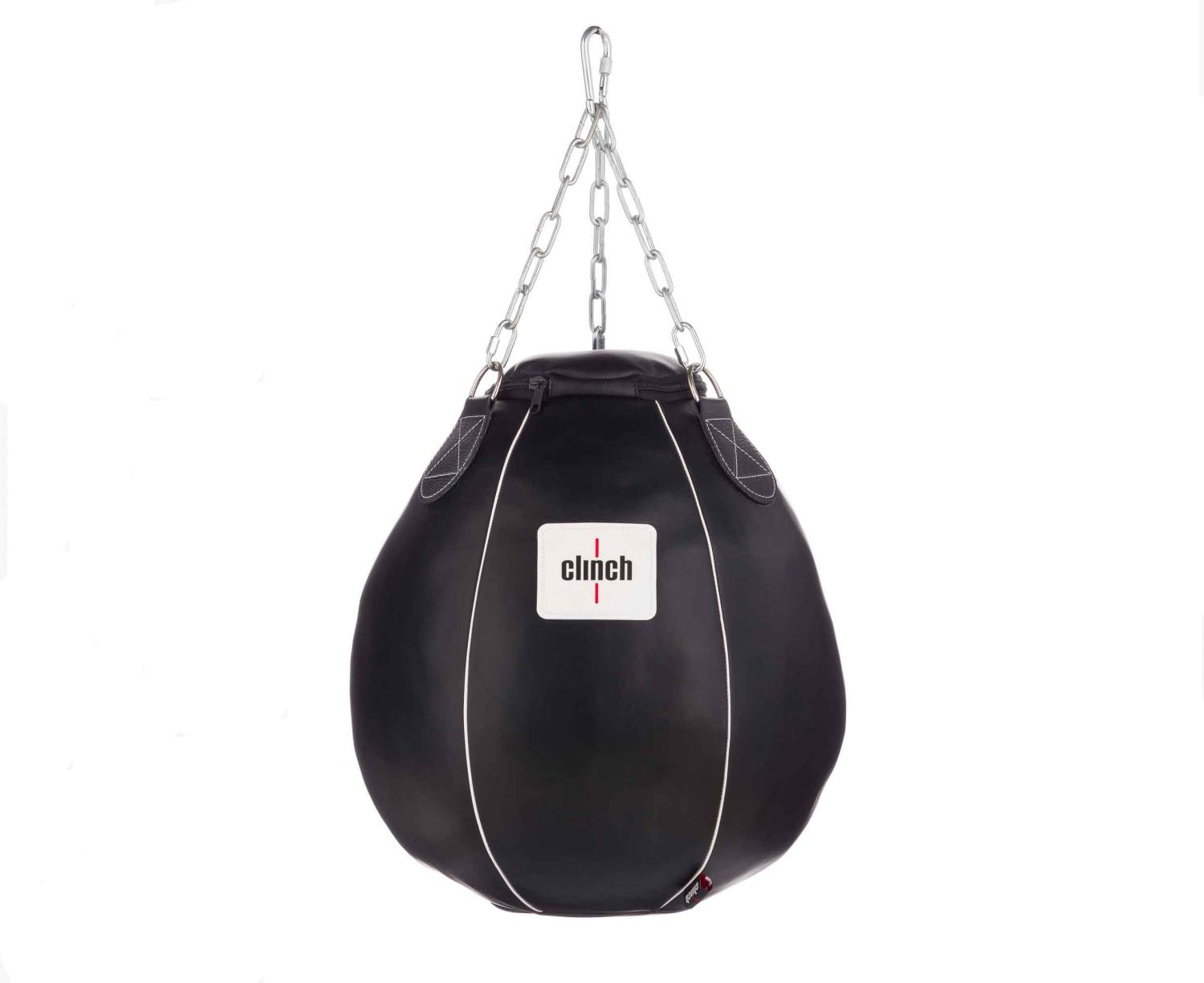 Фото груша боксерская clinch profi & durable 60x50 см черная c006-50