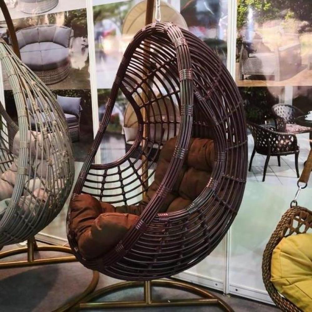 Фото подвесное кресло из искусственного ротанга afm-300a vine