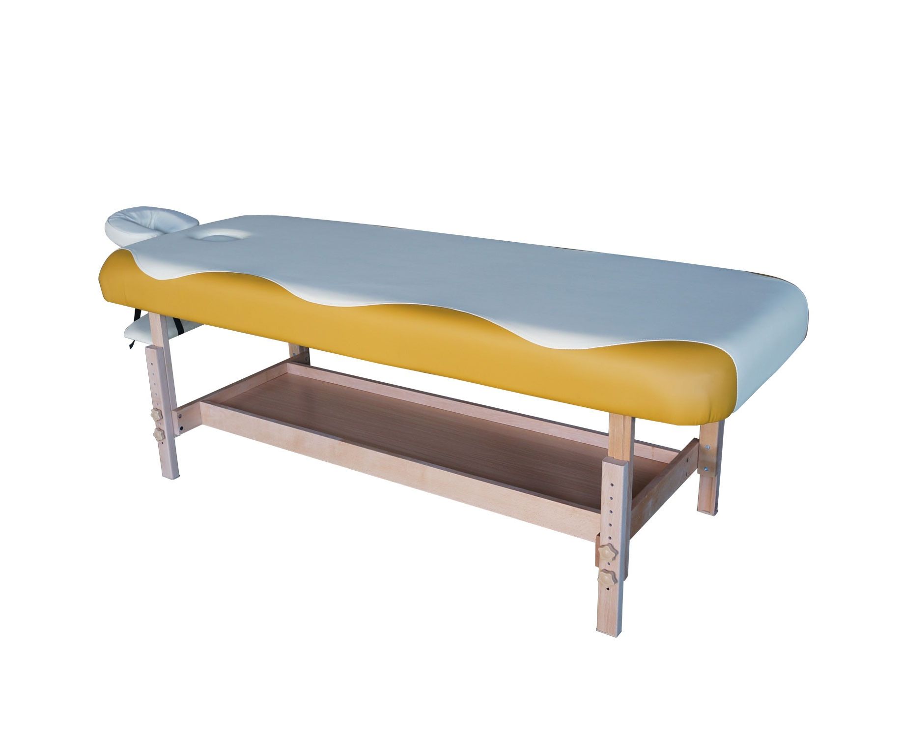 Фото массажный стационарный стол dfc nirvana superior, цвет бежево-жёлтый